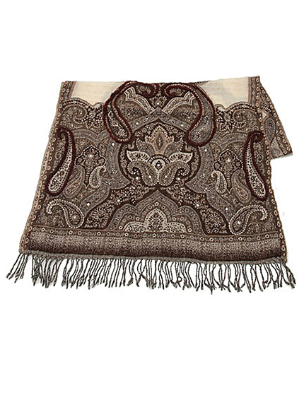 Ungridジャガードペイズリーストール