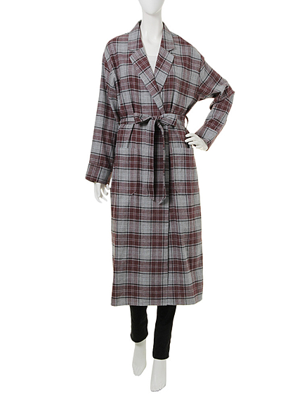 choosy chu【CB】チェックガウンシャツ