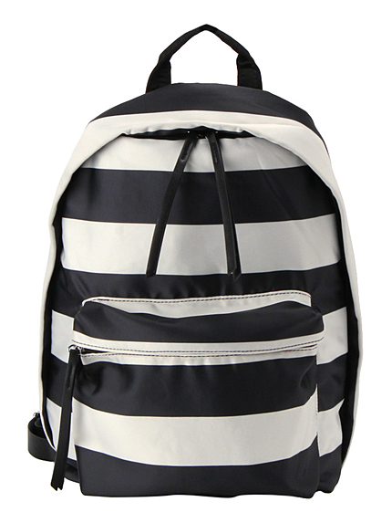 MERCURYDUO【GDS】 ボーダーサテンリュック