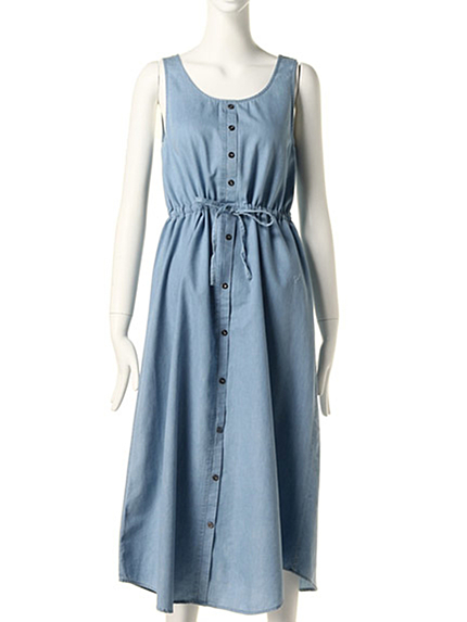 MERCURYDUO【DUO】 ダンガリーロングOP