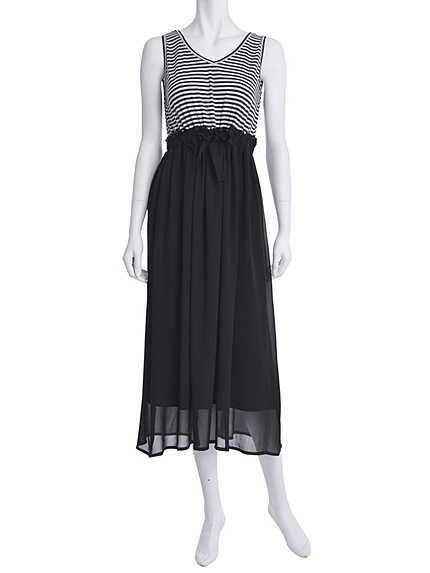 MERCURYDUO【DUO】 BACKリボンドッキングマキシOP