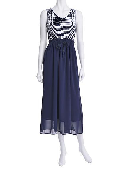 MERCURYDUO【DUO】 BACKリボンドッキングマキシOP