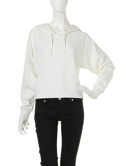 ショート丈パーカ