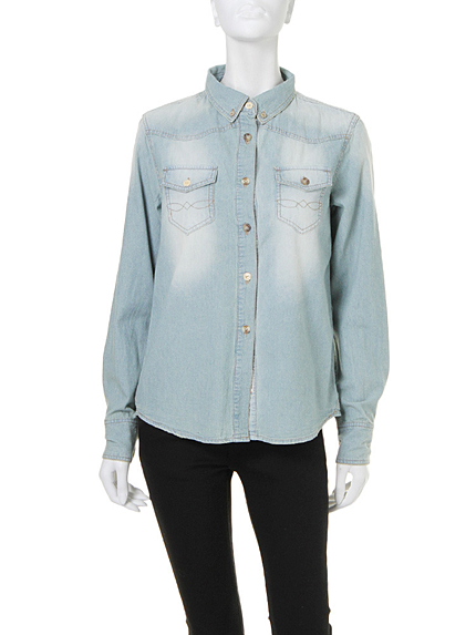 Ungrid【Men’s Like】アソートボタンデニムSH