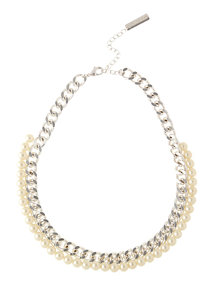 LAGUNAMOONパールチェーンネックレス