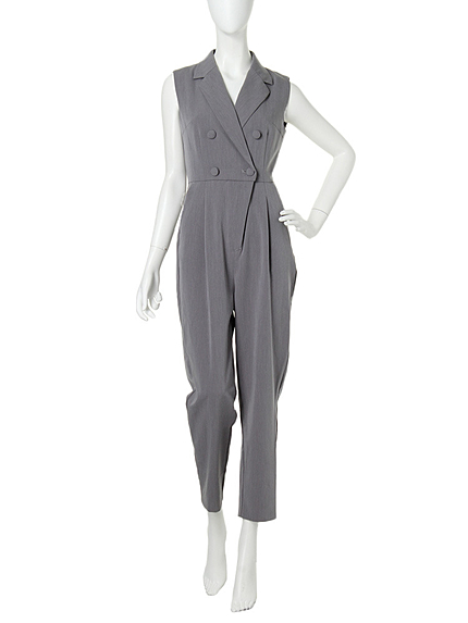 LAGUNAMOON【CHIC】ダブルブレストサロペット