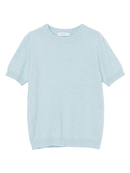 BORNYアンゴラクルーニット