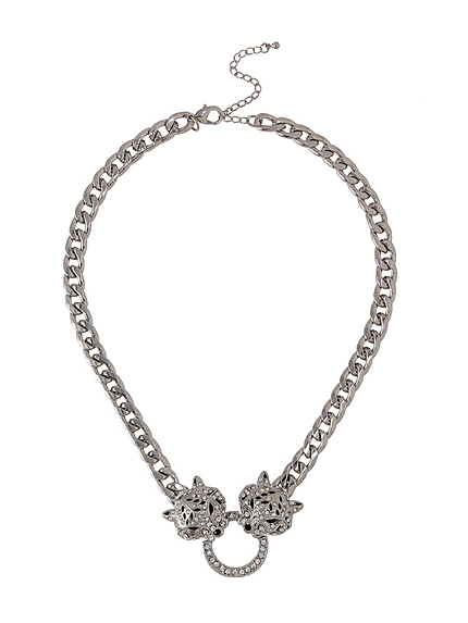 DESIGNERSｗｏｎｄｅｒｌｕｓｔ＋ｃｏwonderlustco / ダブルレオパードネックレス