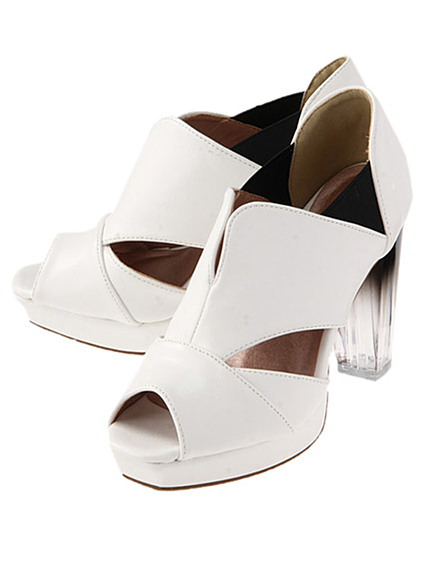 RUNWAY channel【sugar sugar】クリアヒールパンプス