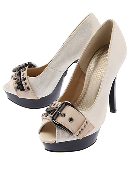 RUNWAY channel【sugar sugar】ベルト付オープントゥ