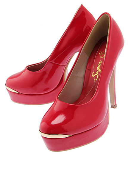 RUNWAY channel【sugar sugar】アイアンコンビパンプス