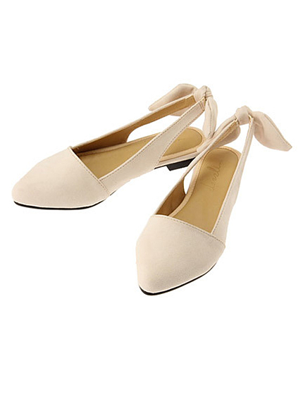 【goods】バックリボンフラットサンダル