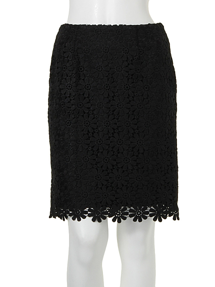 【W】レースタイトスカート