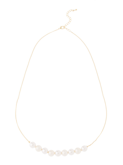 【goods】アシメパールネックレス