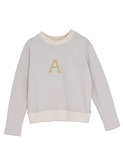 【LAZY】Aワッペントレーナー