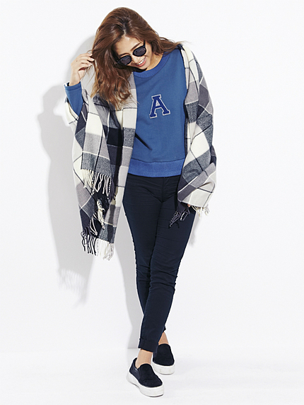 【LAZY】Aワッペントレーナー