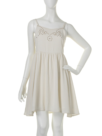 【CASUAL】スタッズキャミワンピース