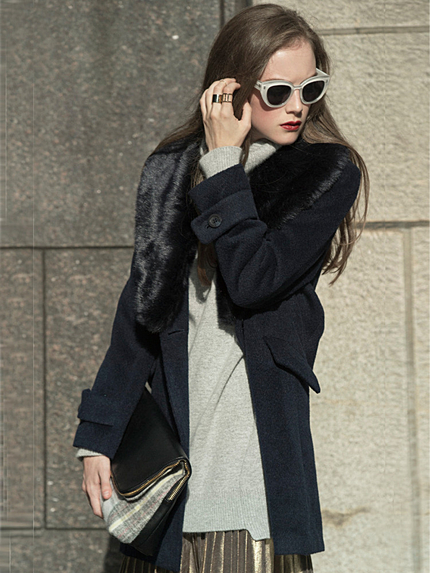 LAGUNAMOONＡラインシャギーコート