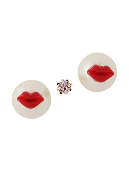 Brittany's【CASELINI】2wayリップマークピアス