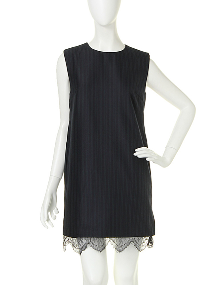 LAGUNAMOON【CHIC】レースレイヤードBoxワンピース