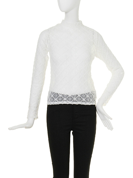 MURUA【FEMININE】レースタートルTOPS