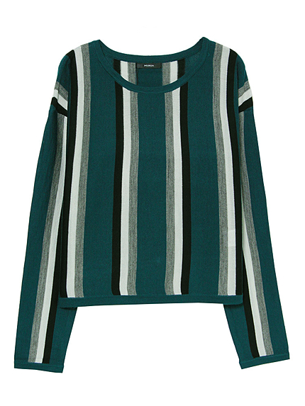 MURUA【MODE】マルチストライプTOPS