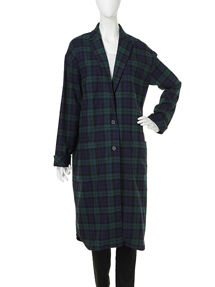 jouetieチェックロングガウンJK