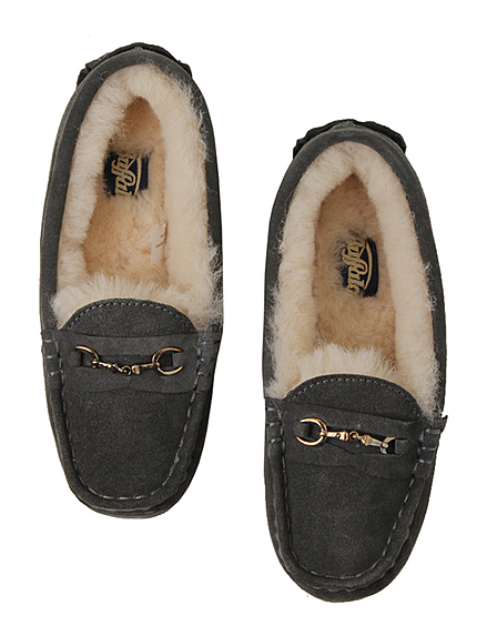 RUNWAY channel【Buffalo】ビット付きモカシンムートン