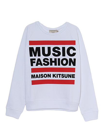 valveat 81MAISON KITSUNEMUSIC FASHION SWEAT