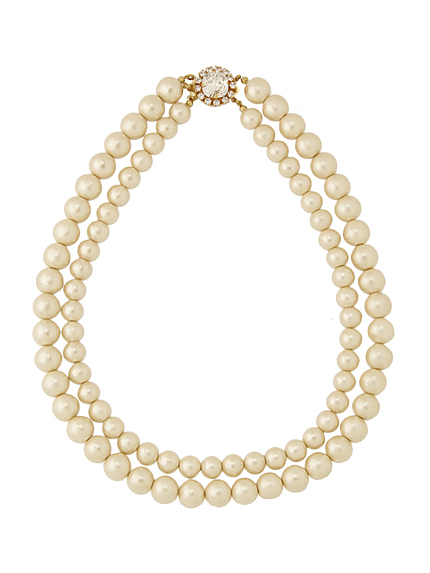 BORNYCompilation二連コットンパールネックレス