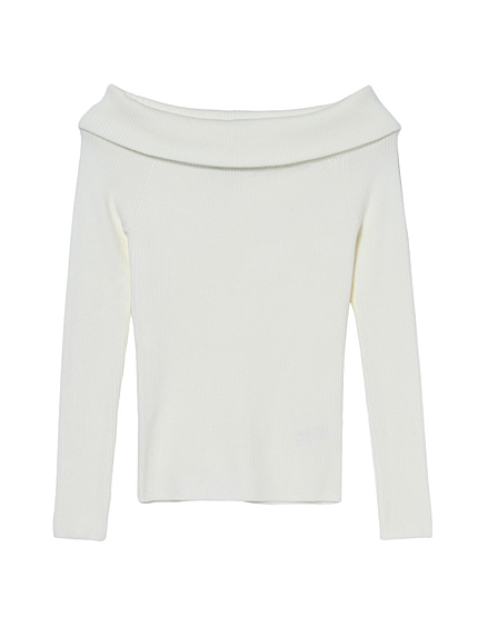 EMODAオフショルタイトknit TOPS
