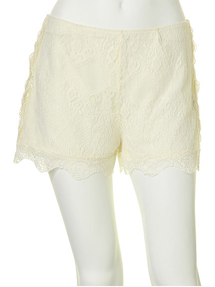 UngridサイドレースショートPT