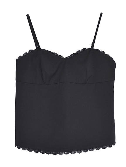 グレンチェックキャミソール