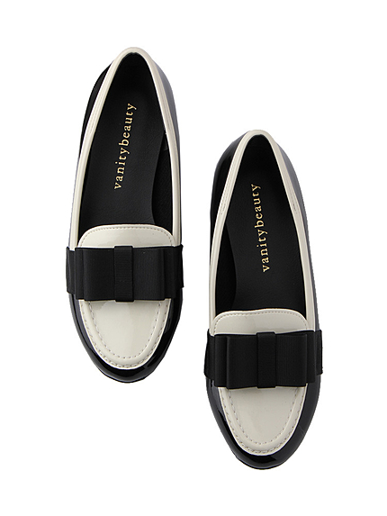 RUNWAY channel【vanitybeauty】フラットリボンローファー