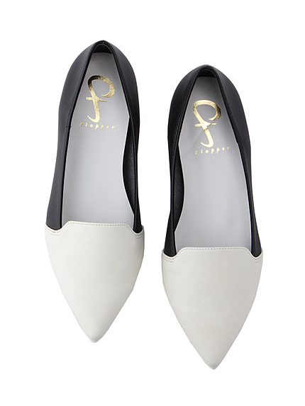 RUNWAY channel【Flapper】ポインテッドトゥフラットシューズ