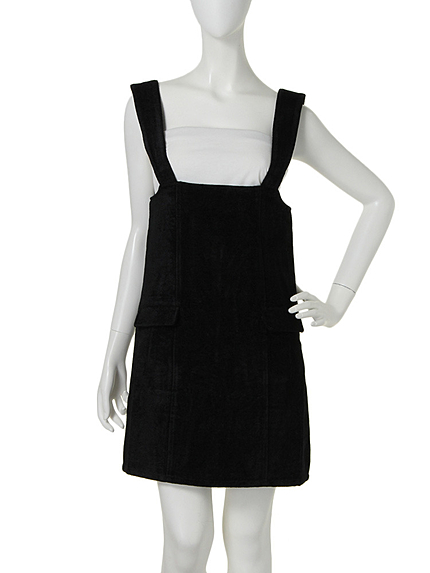 【R】フラップポケットベロアジャンスカ