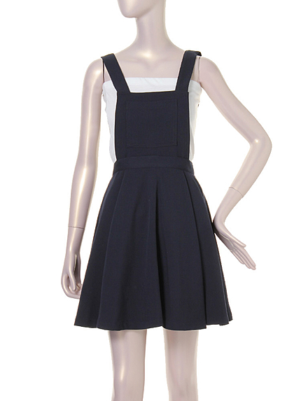 LAGUNAMOON【CASUAL】2wayサロペットフレアスカート