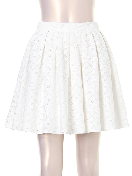 LAGUNAMOON【CASUAL】レースボリュームフレアスカート