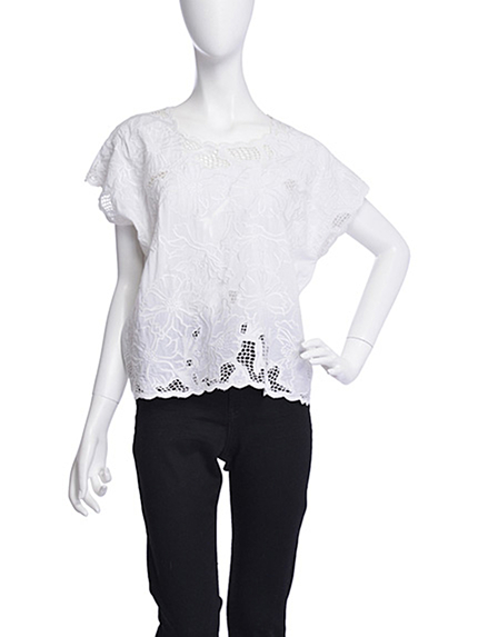 LAGUNAMOON【CASUAL】カットワーク刺繍チュニック