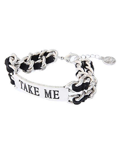 LAGUNAMOON【Goods】チェーンプレートブレスレット