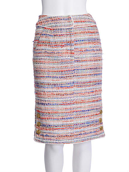 LAGUNAMOON【CHIC】カラーMixツィードタイトスカート