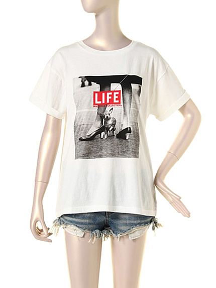 LAGUNAMOON【CASUAL】Life DogフォトTシャツ