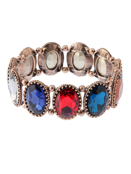 BORNYカラービジューブレス