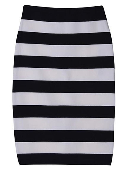 BORNYボーダータイトスカート