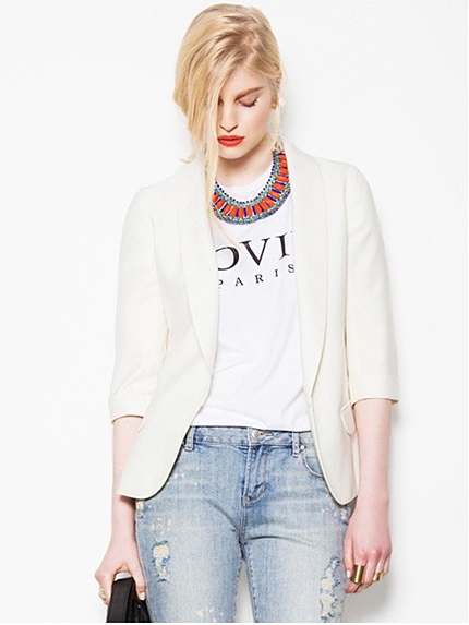 BORNYショールカラージャケット