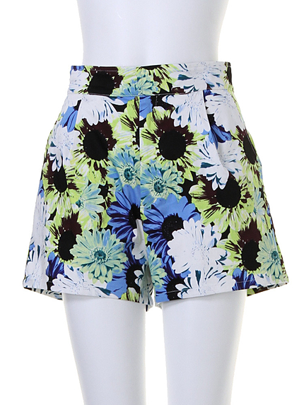 MURUA【FEMININE】リアルフラワーショートPT