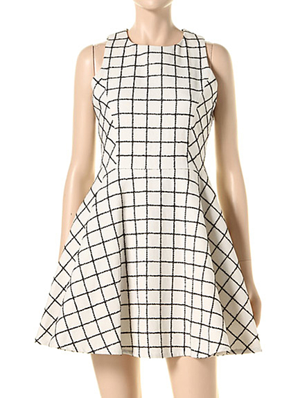 The Dayz tokyoチェックジャガードワンピース