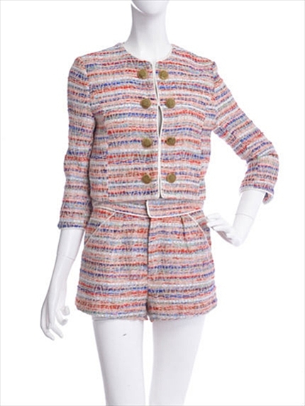 LAGUNAMOON【CHIC】カラーMixツィードジャケット