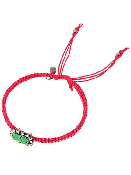 BORNYTAITAI ラインストーンスクエアブレス