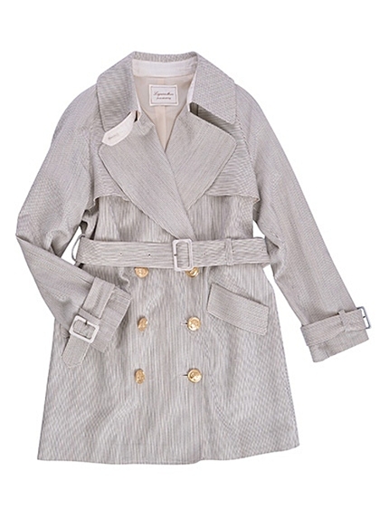 LAGUNAMOON【CHIC】ストライプルーズトレンチコート